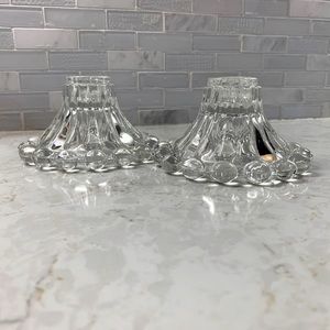 Libbey Boopie Glassware Candle Holders